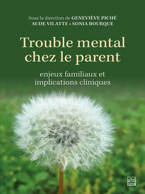 cover image of Trouble mental chez le parent